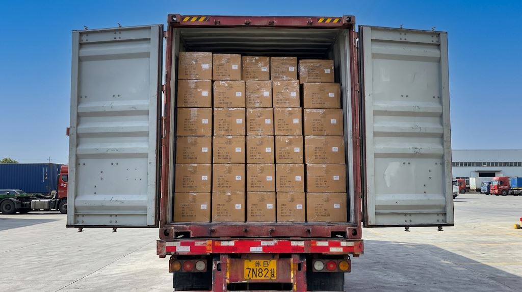 Loaded container