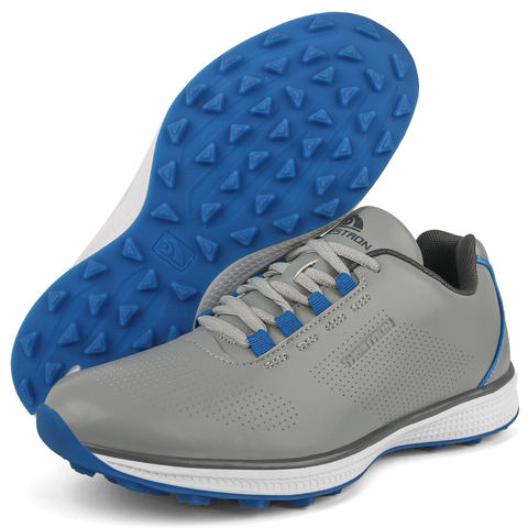Men's Grey Spikeless Golf Sneakers - wholesale golf shoes