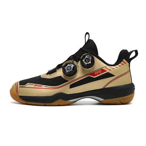 Double Dial Court Shoes, Gold - wholesale indoor court shoes