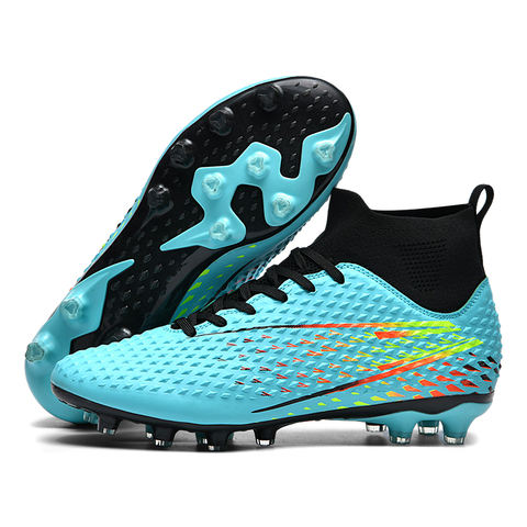 Men's PU Upper Long Stud Football Boots - wholesale soccer cleats