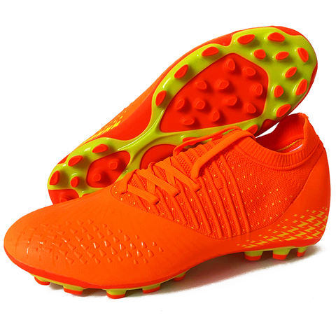 AG Short Stud Soccer Shoes, Orange - wholesale soccer cleats